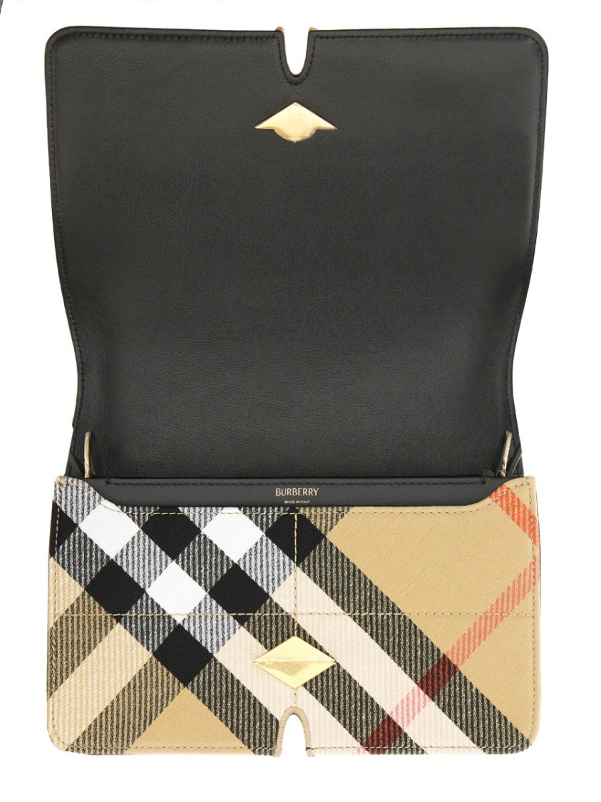 Burberry Snip Bag In Brown