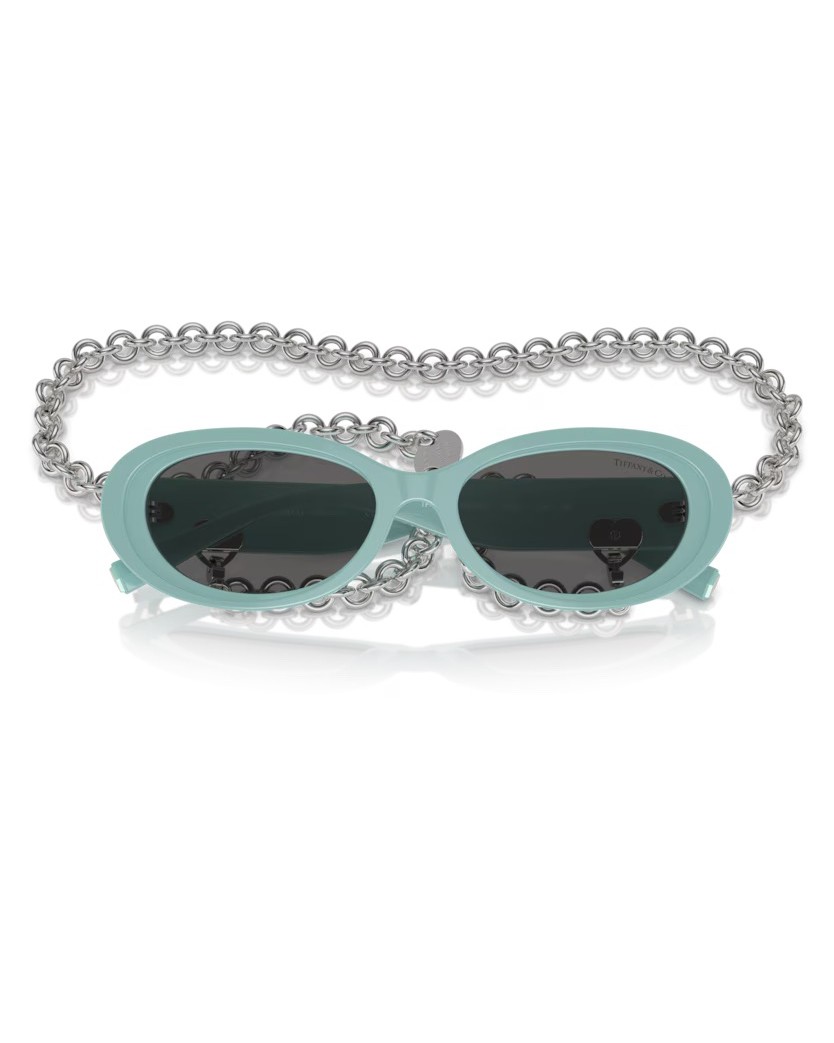 Tiffany & Co . Tiffany Blue Sunglasses With Dark Grey Lenses In Blue