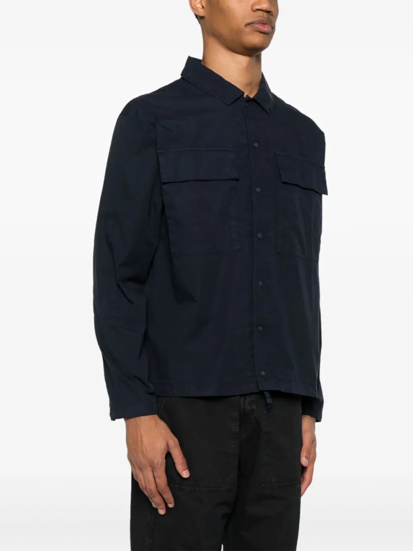 C.p. Company C.p.company Cotton Overshirt In Blue