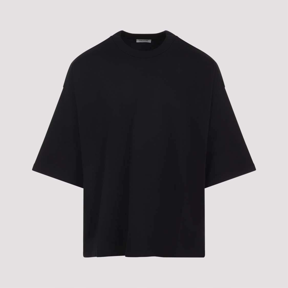 Fear Of God Drop-shoulder T-shirt In Black