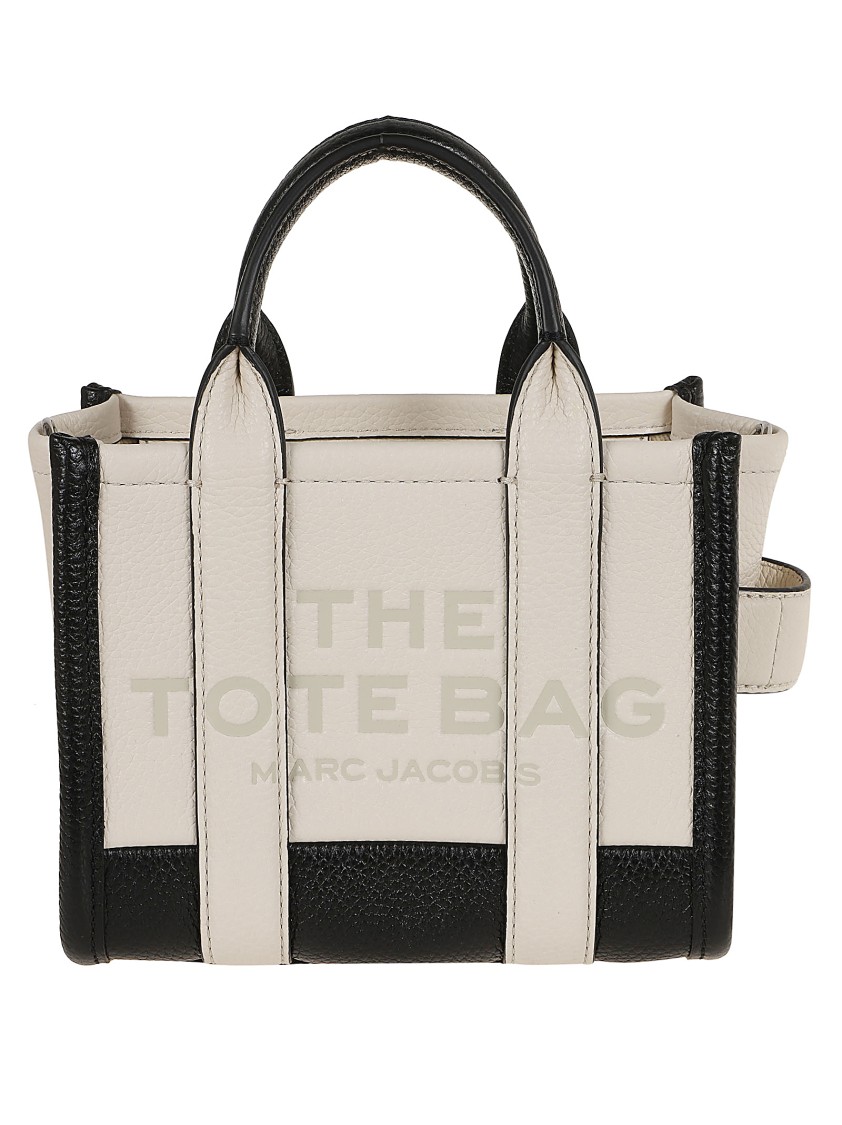 Marc Jacobs Elegant Crossbody Tote Bag With Rhinestone Detail And Versatile Carry Options In Neutrals