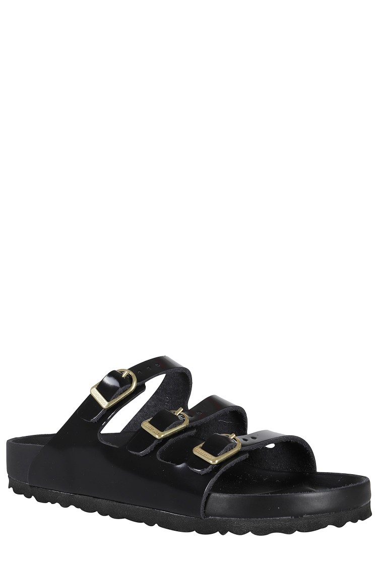 Birkenstock Florida Dbuckle Exquisite Shine Fit S Shoes