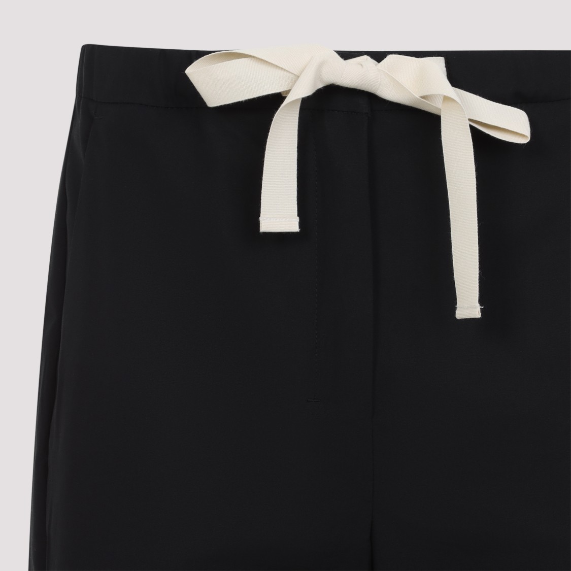 MAX MARA MAX MARA WIDE-LEG PANTS WITH COMFORTABLE WAISTBAND AND CONTRASTING DRAWSTRING