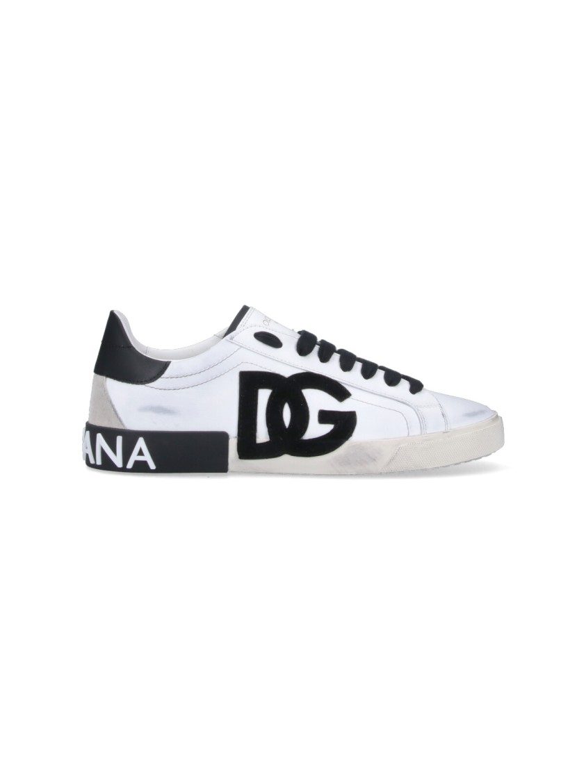 Dolce & Gabbana Portofino Vintage' Trainers – White