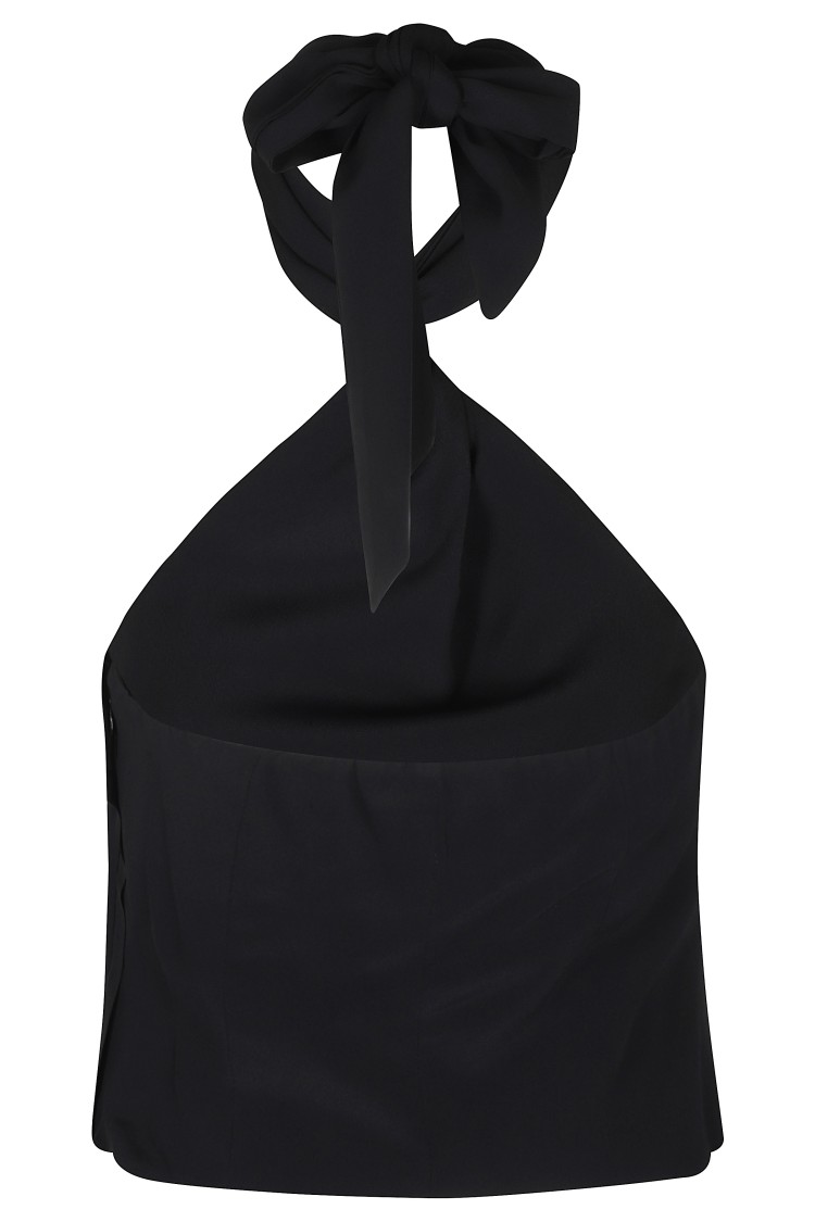 Federica Tosi Top Con Torcion Crepe De Chine