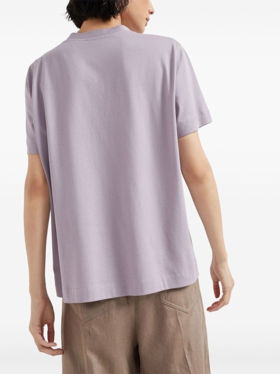 Tシャツ・カットソー Brunello Cucinelli Lilac Purple Crew Neck T-Shirt Brunello Cucinelli Lilac Purple Crew Neck T-Shirt | THE LIST