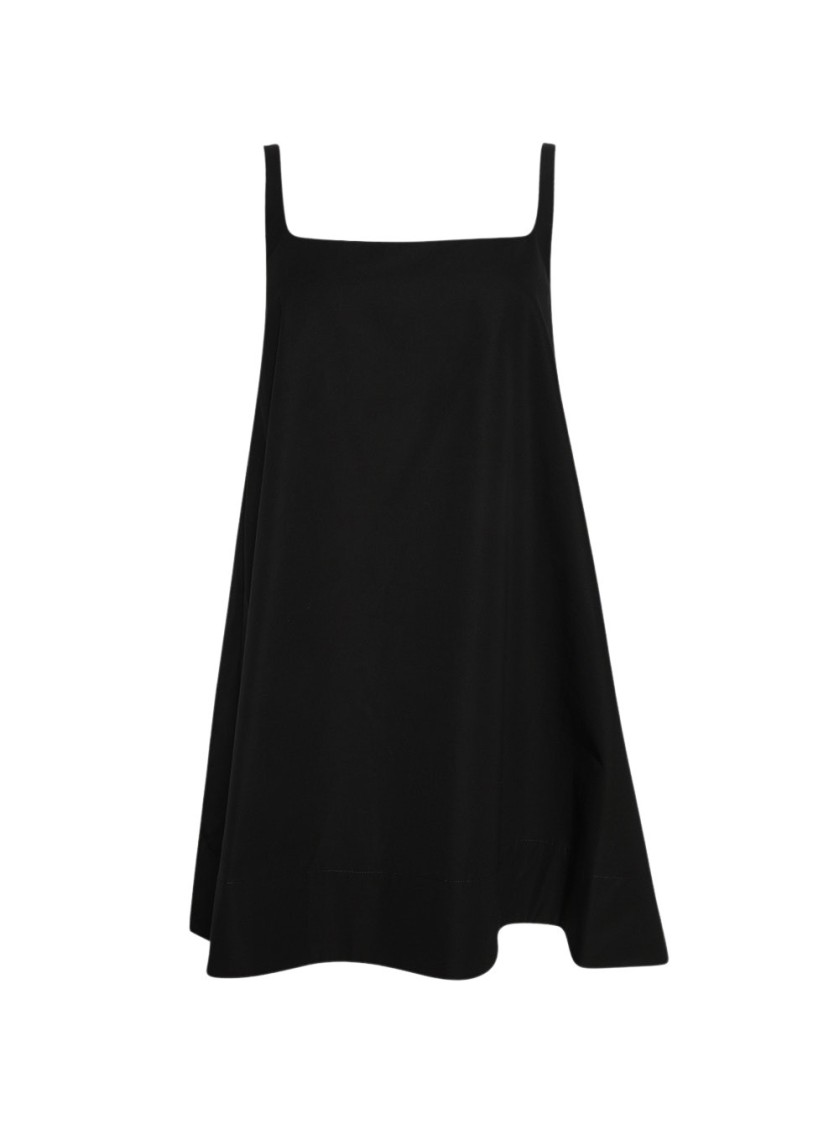 Wardrobe.nyc Mini Poplin Dress In Black