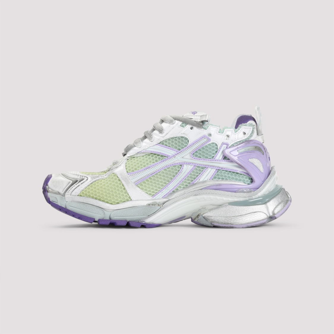 Shop Balenciaga Runner Sneakers In White