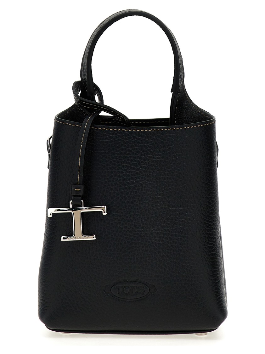 Tod's 'micro ' Handbag In Black
