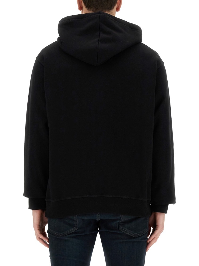 Dsquared2 Icon Scribble Cool Fit Sweatshirt In Black