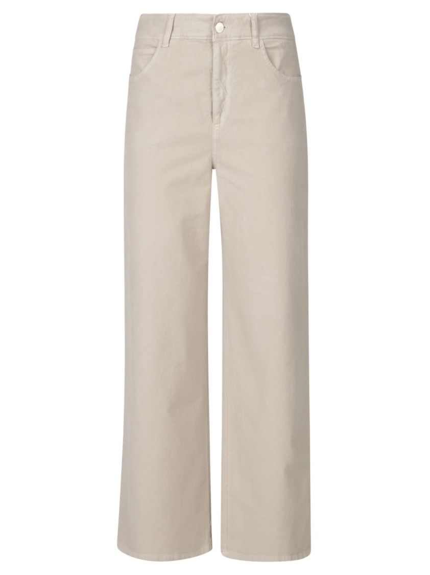 Incotex Wide Leg Winter Pants With Five Pocket Design