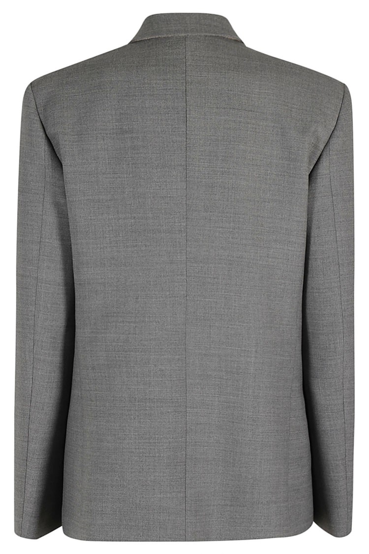 Shop Philosophy Di Lorenzo Serafini Tropical Wool Jacket In Grey