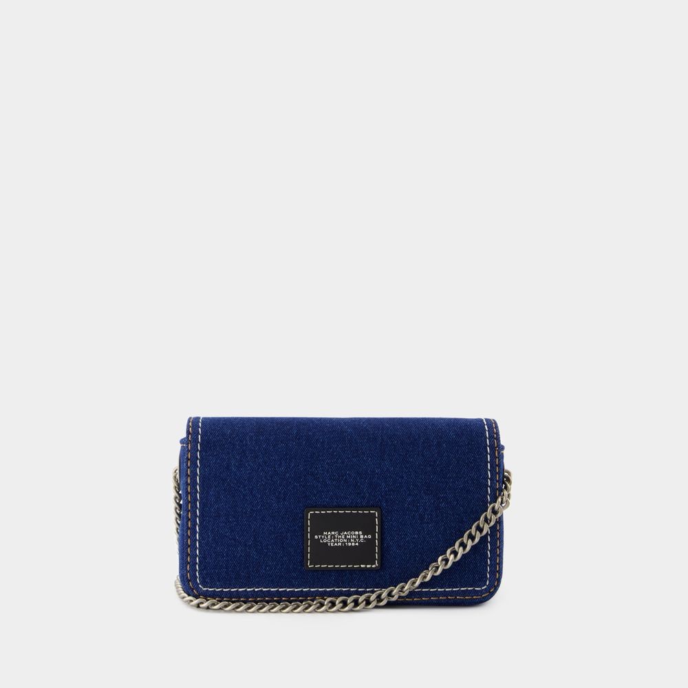 MARC JACOBS MARC JACOBS THE MINI CROSSBODY - COTTON - BLACK