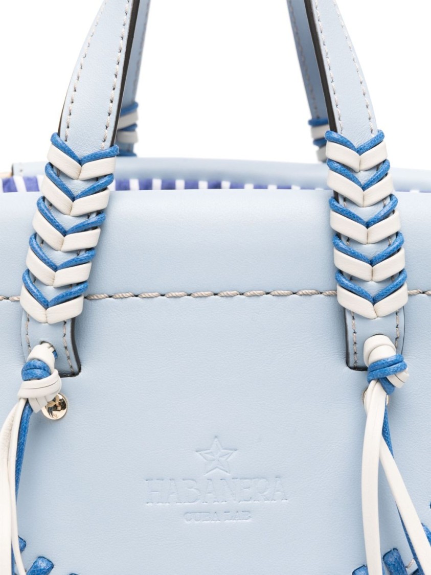 Cuba Lab Handbag With Woven Base