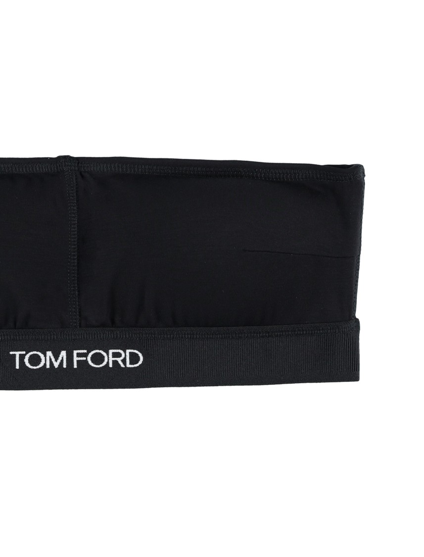 TOM FORD TOM FORD SOFT MODAL BANDEAU WITH SUBTLE LOGO DETAIL