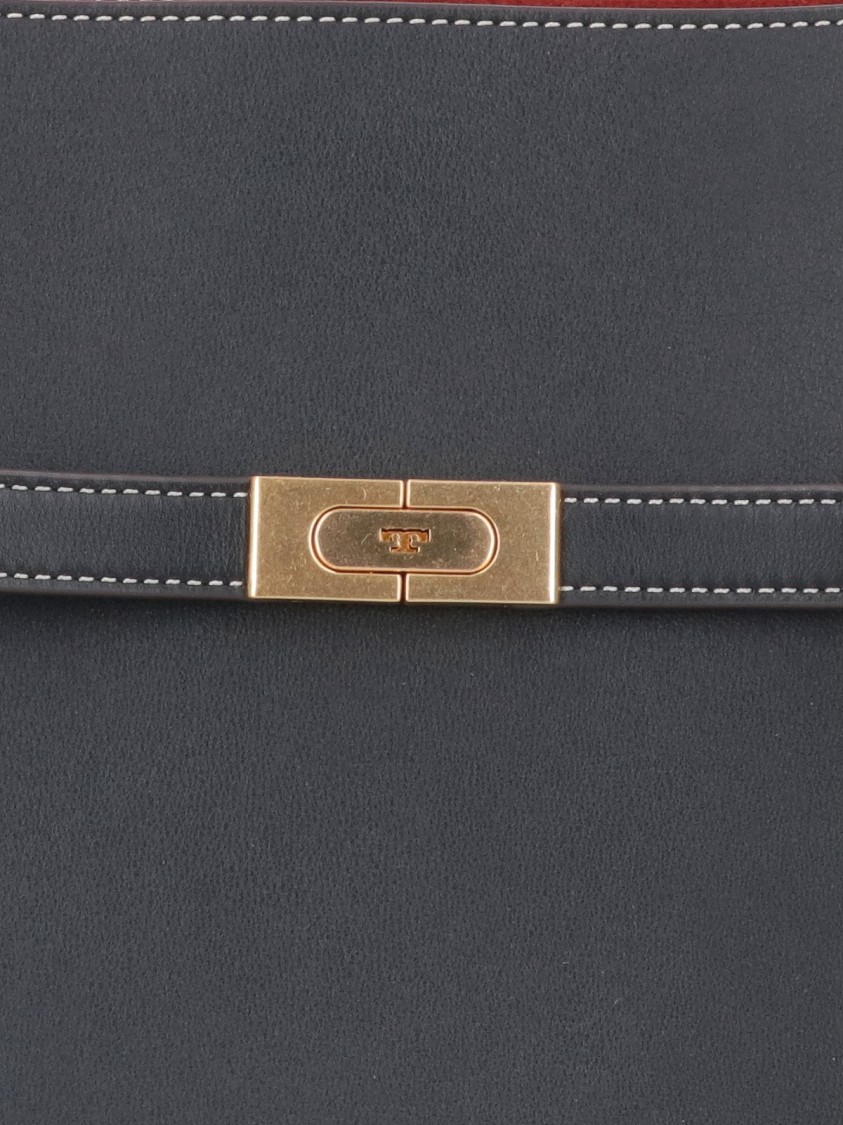 Tory Burch Small 'double Lee Radziwill' Bag – Black