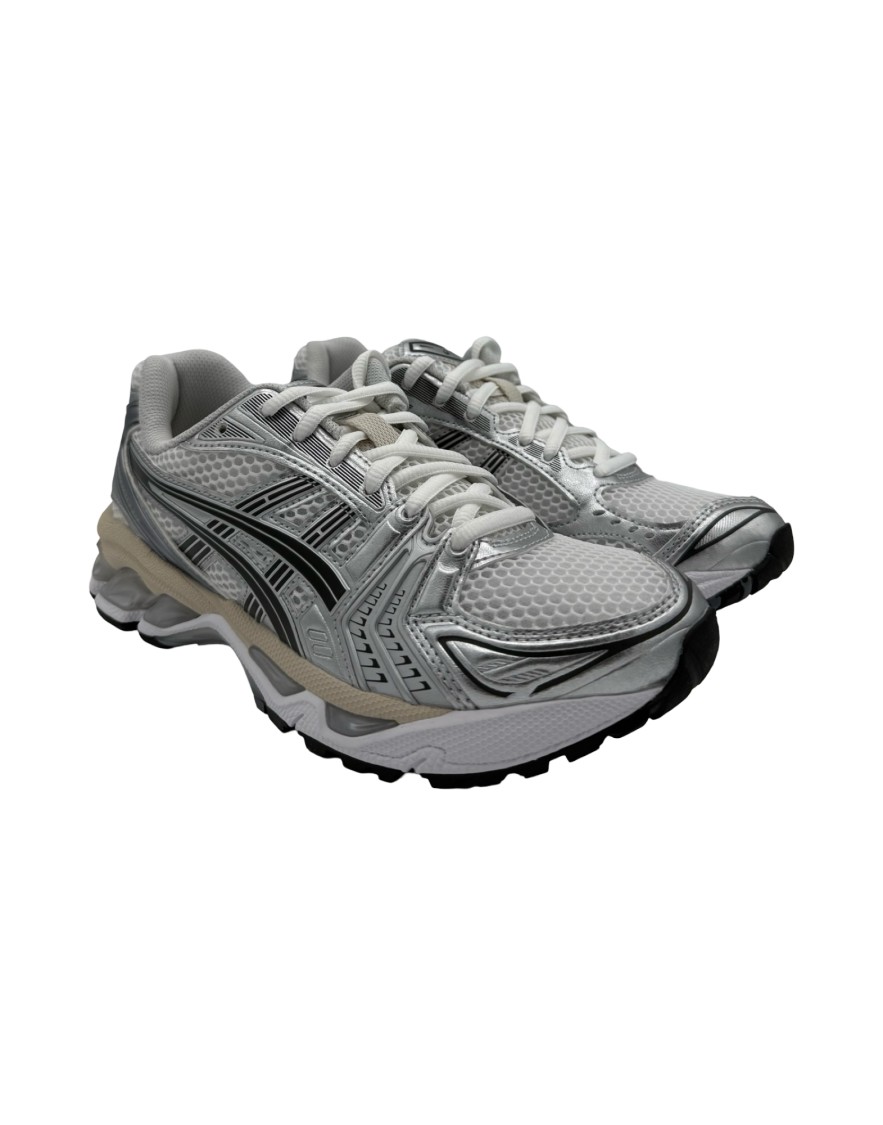 Asics Mesh Upper Athletic Sneakers With Cushioned Sole In Gray