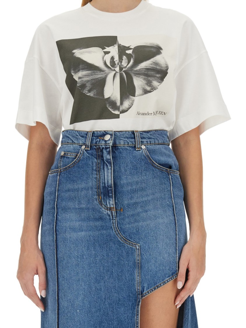 Alexander Mcqueen Alexander Mc Queen Sweatshirt With Logo In White
