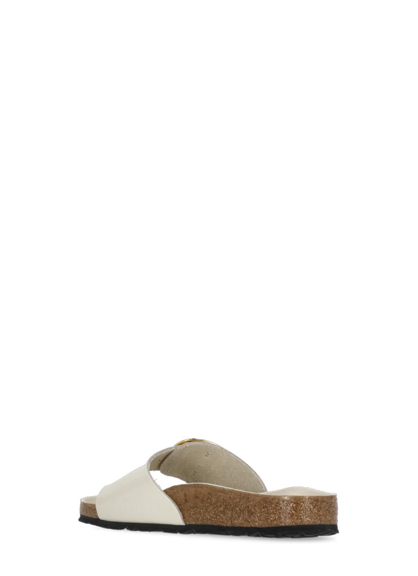 Shop Birkenstock Ivory Madrid Sandals In Neutrals