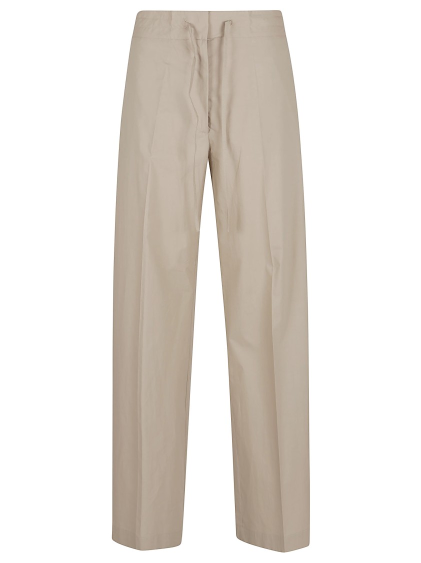 P.A.R.O.S.H PAROSH RELAXED-FIT HIGH-WAIST WIDE-LEG TROUSERS