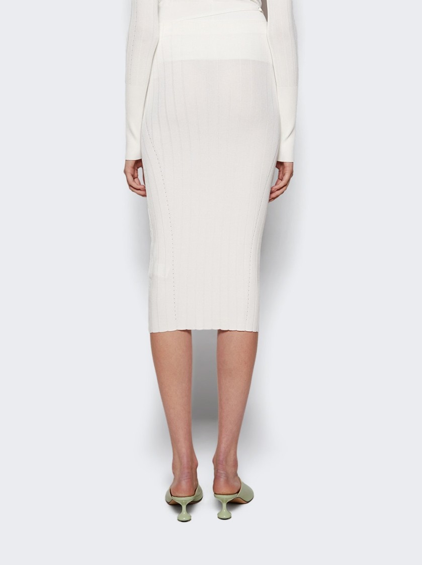 Jacquemus La Jupe Pralu Skirt In White