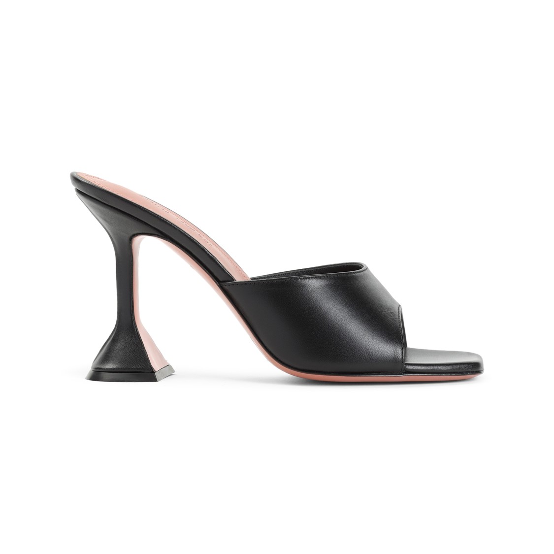 Shop Amina Muaddi Lupita Black Slipper