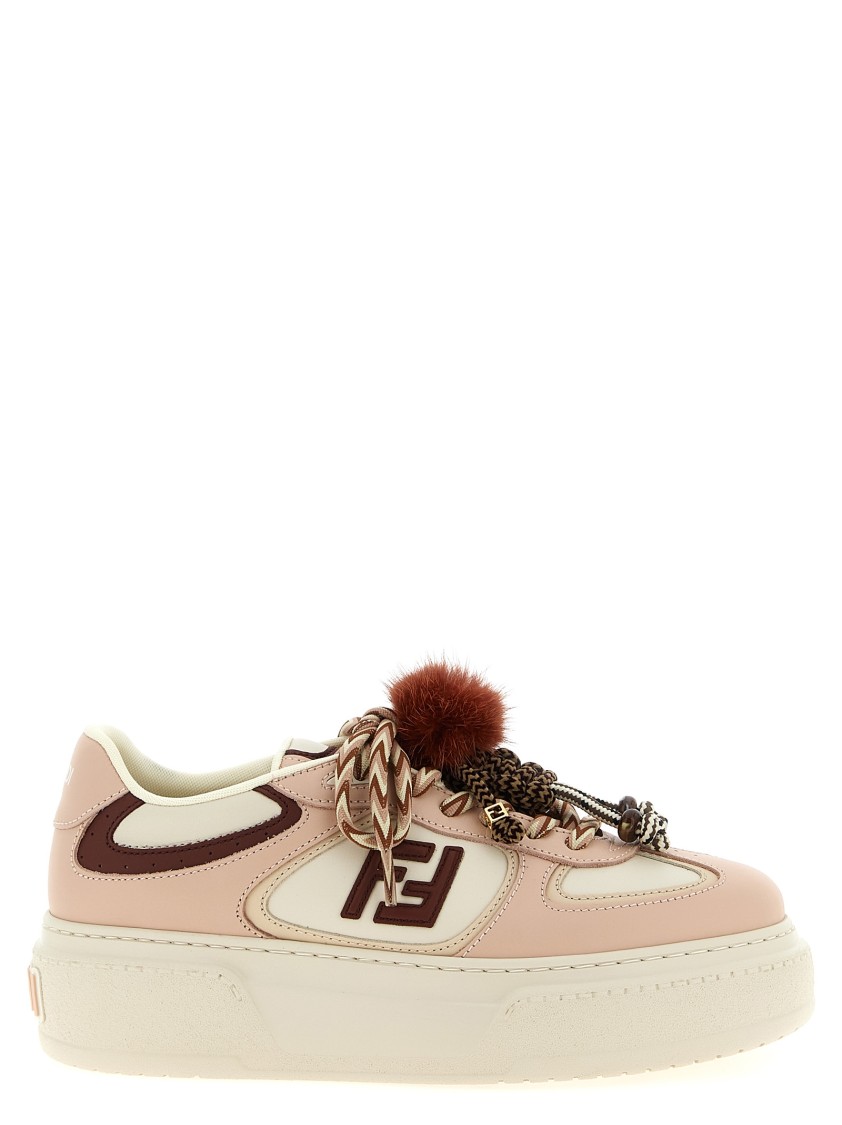 Fendi ' Match' Sneakers In Neutral