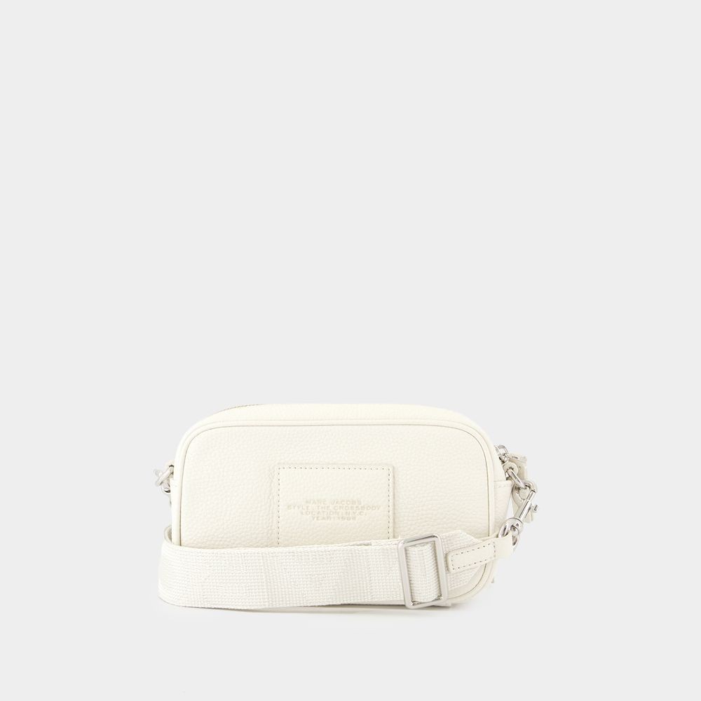 Marc Jacobs The Adjustable Textured Crossbody Bag In White
