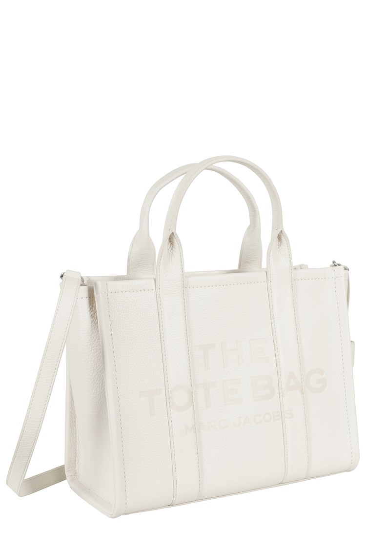 Marc Jacobs Structured Medium Tote With Removable Shoulder Strap In Neutrals