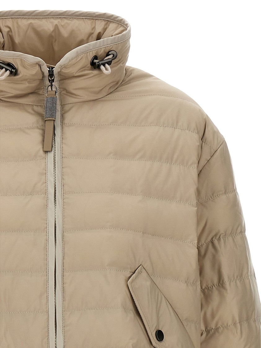 Brunello Cucinelli Monile Down Jacket With Technical Padding