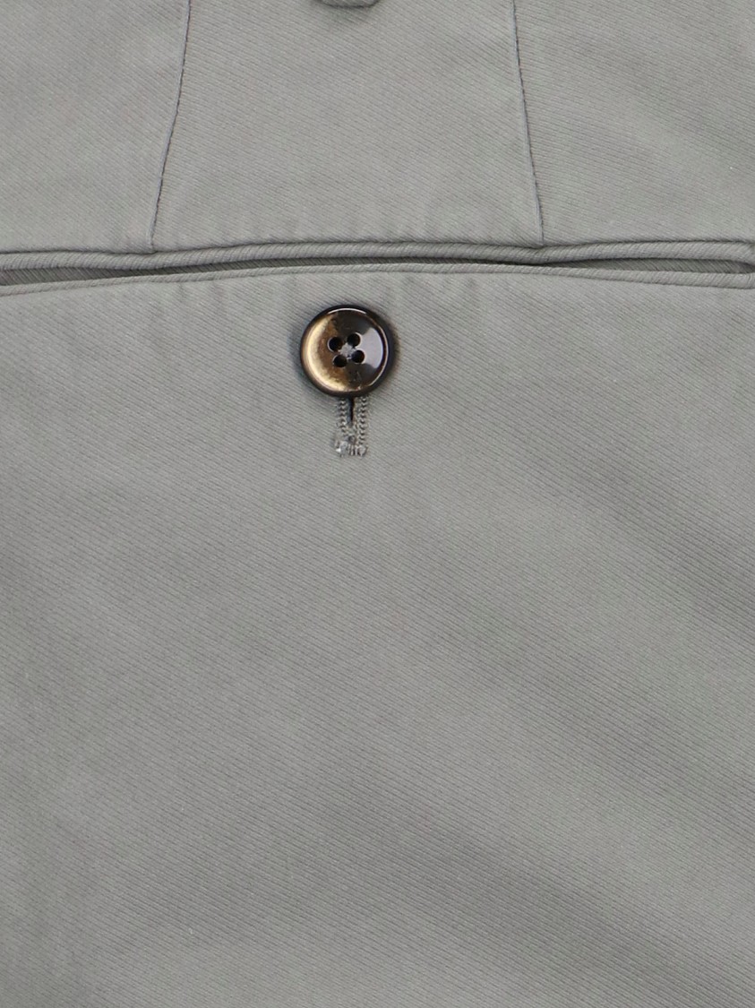 Pt Torino Straight Trousers With Pockets And Loops In Grey