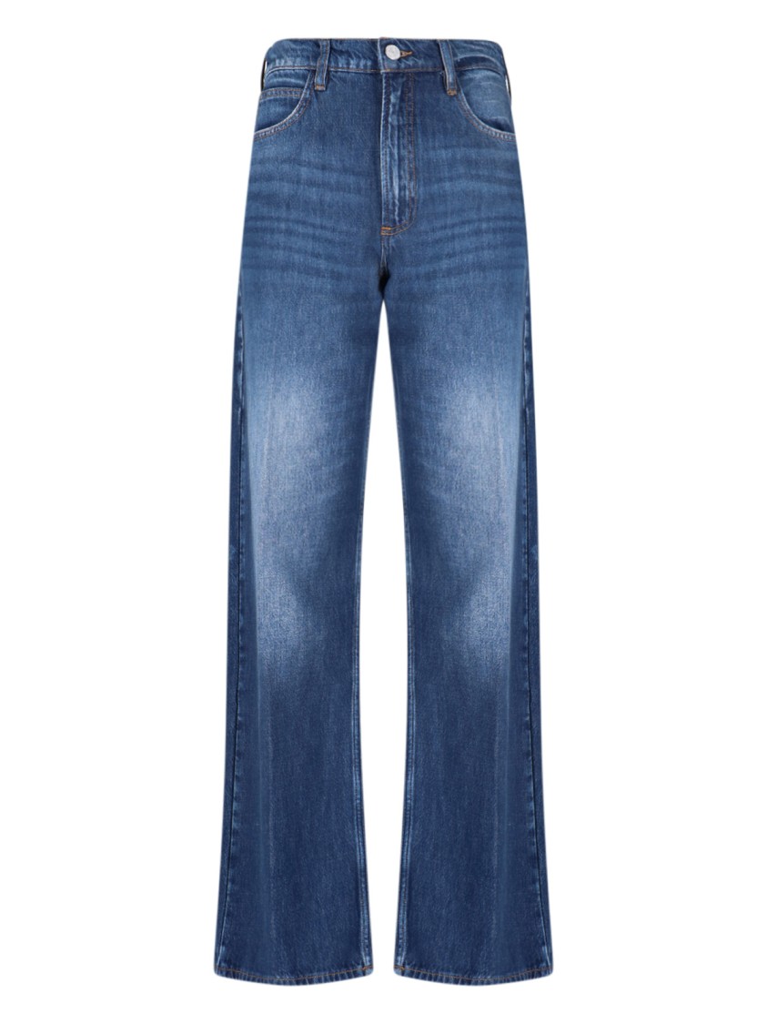 Shop Frame "le High 'n' Tight" Jeans In Blue