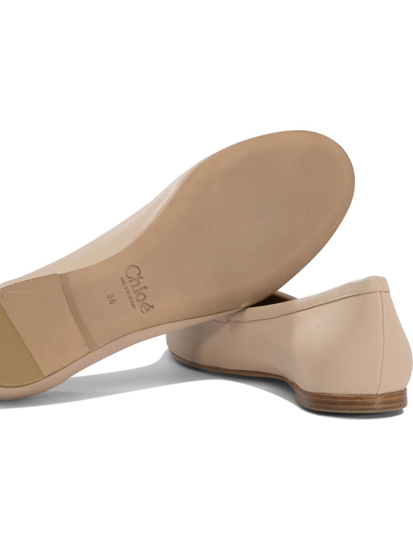 Chloé "marcie" Ballet Flats In Neutral