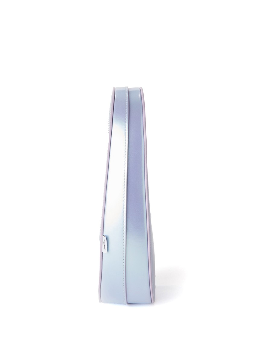 COPERNI COPERNI BLUE PEARL-EFFECT CALF LEATHER HANDBAG 