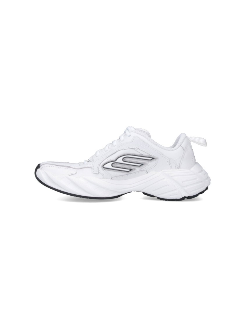 Balenciaga Monday Cowskin And Polyester Sneakers Shoes