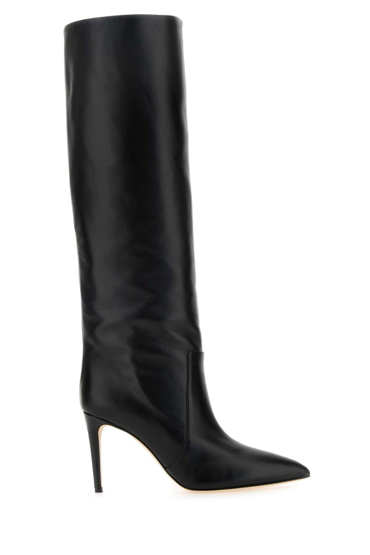 Paris Texas Stiletto Boot 85 In Black