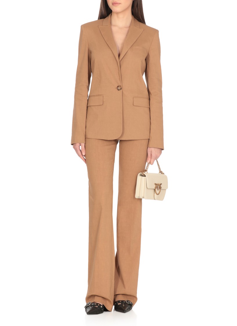 Pinko Equilibrato Pantalone Blazer In Brown