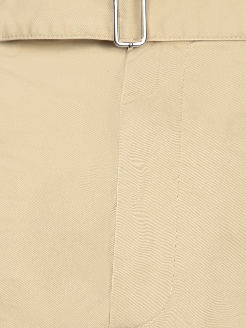 DSQUARED2 DSQUARED2 BEIGE TROUSERS WITH TAILORED FIT AND CARGO POCKETS
