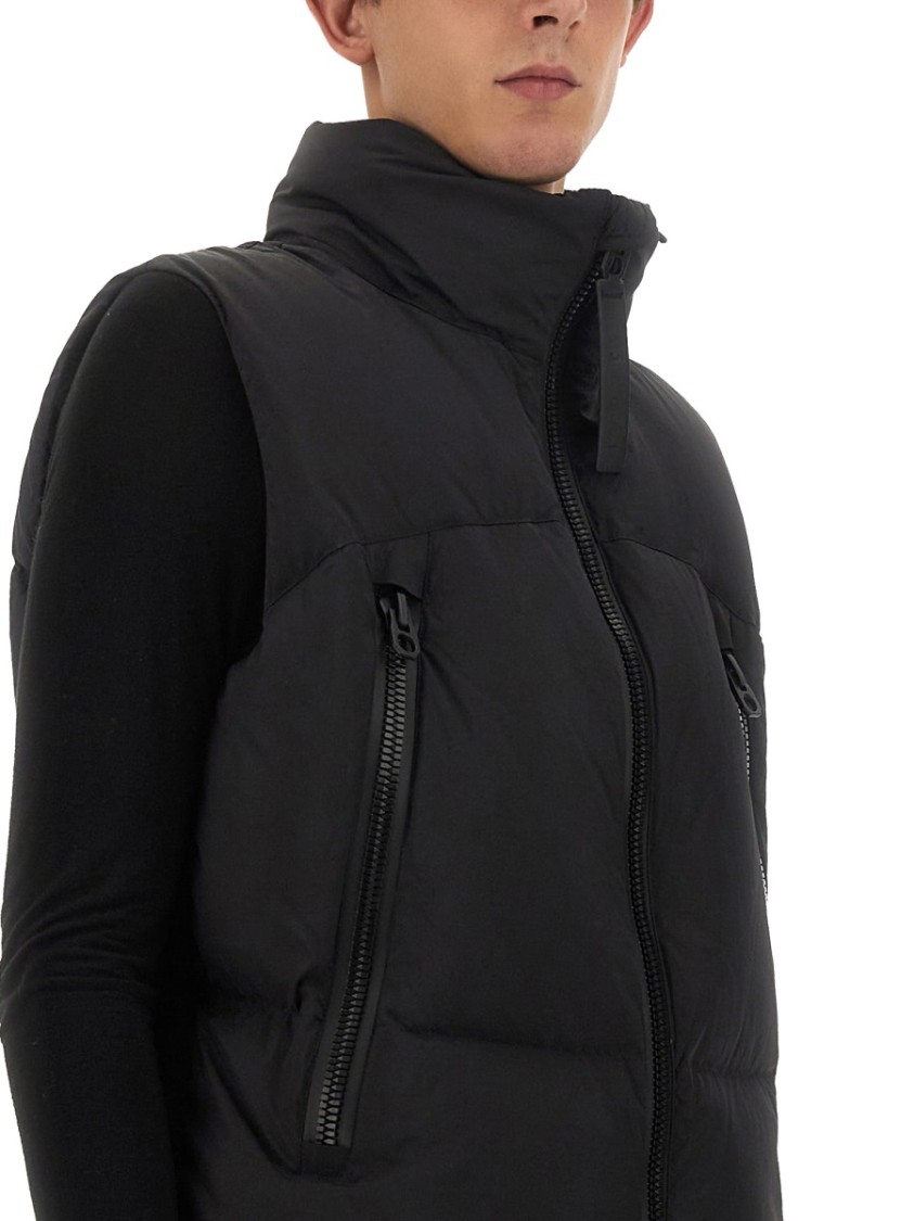 Jg1 Casual Black Jacket With High Collar