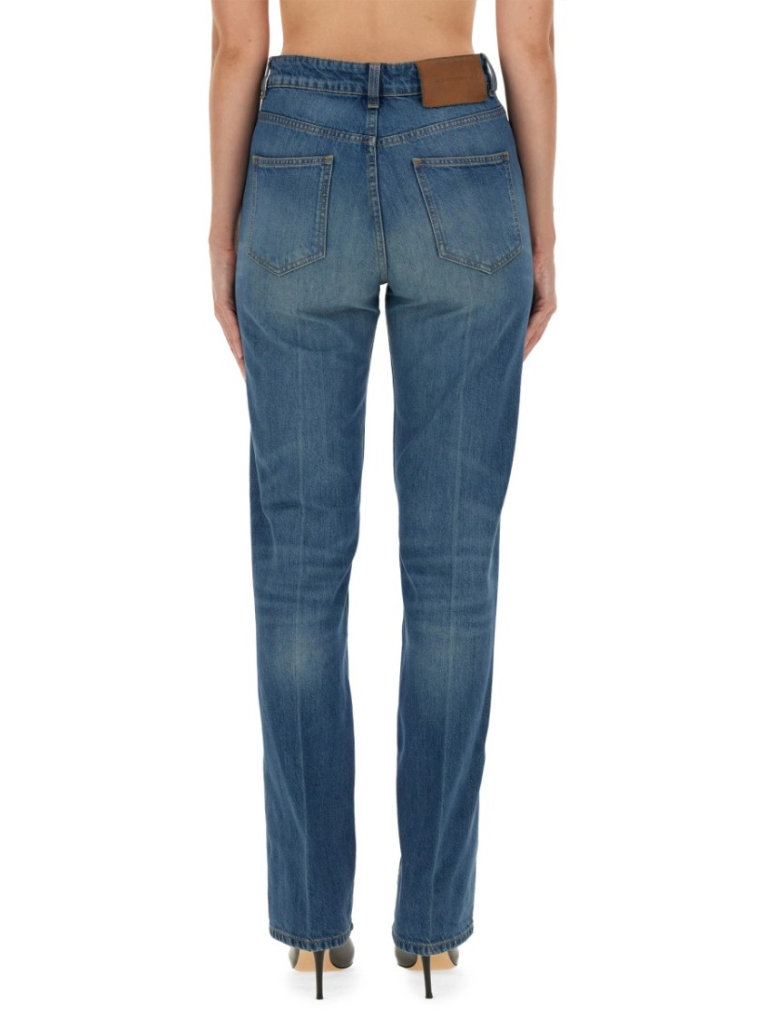 Shop Victoria Beckham Jeans Julia In Blue