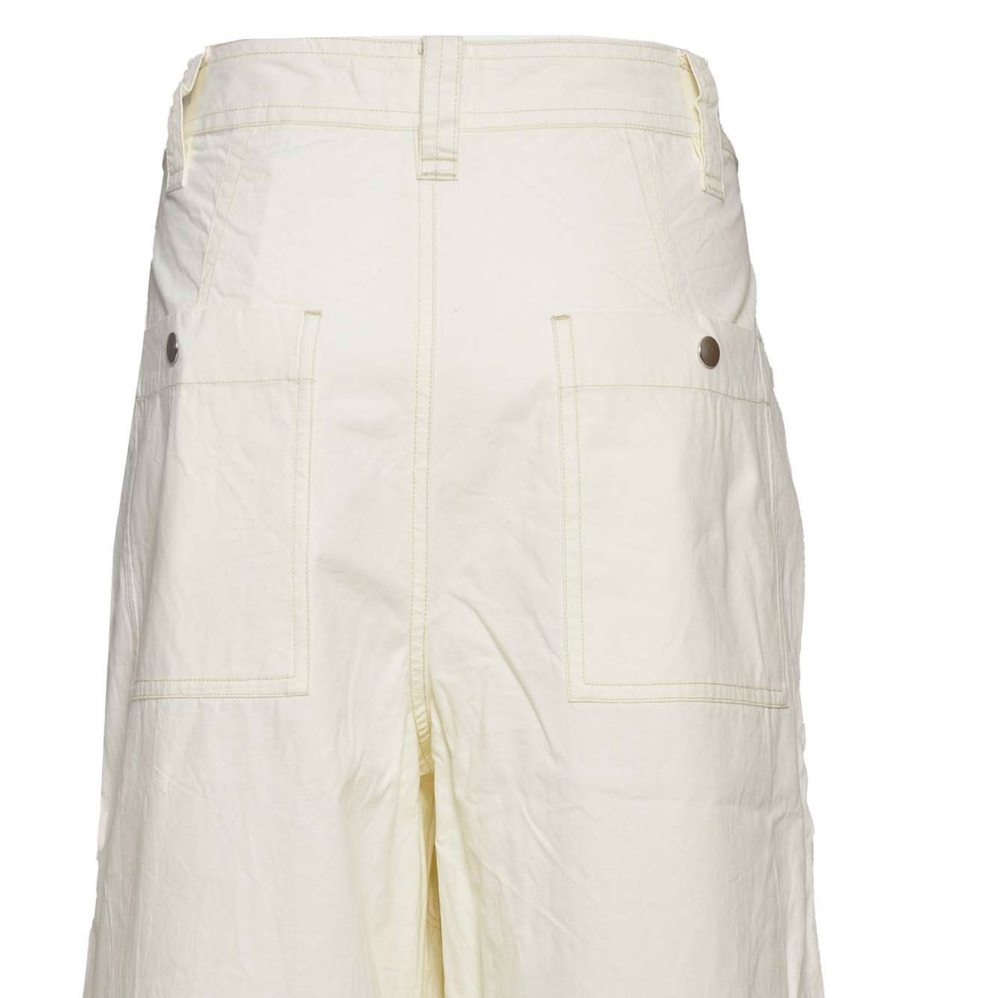 Isabel Marant Étoile Kelvin Cargo Pants In White Cotton In White