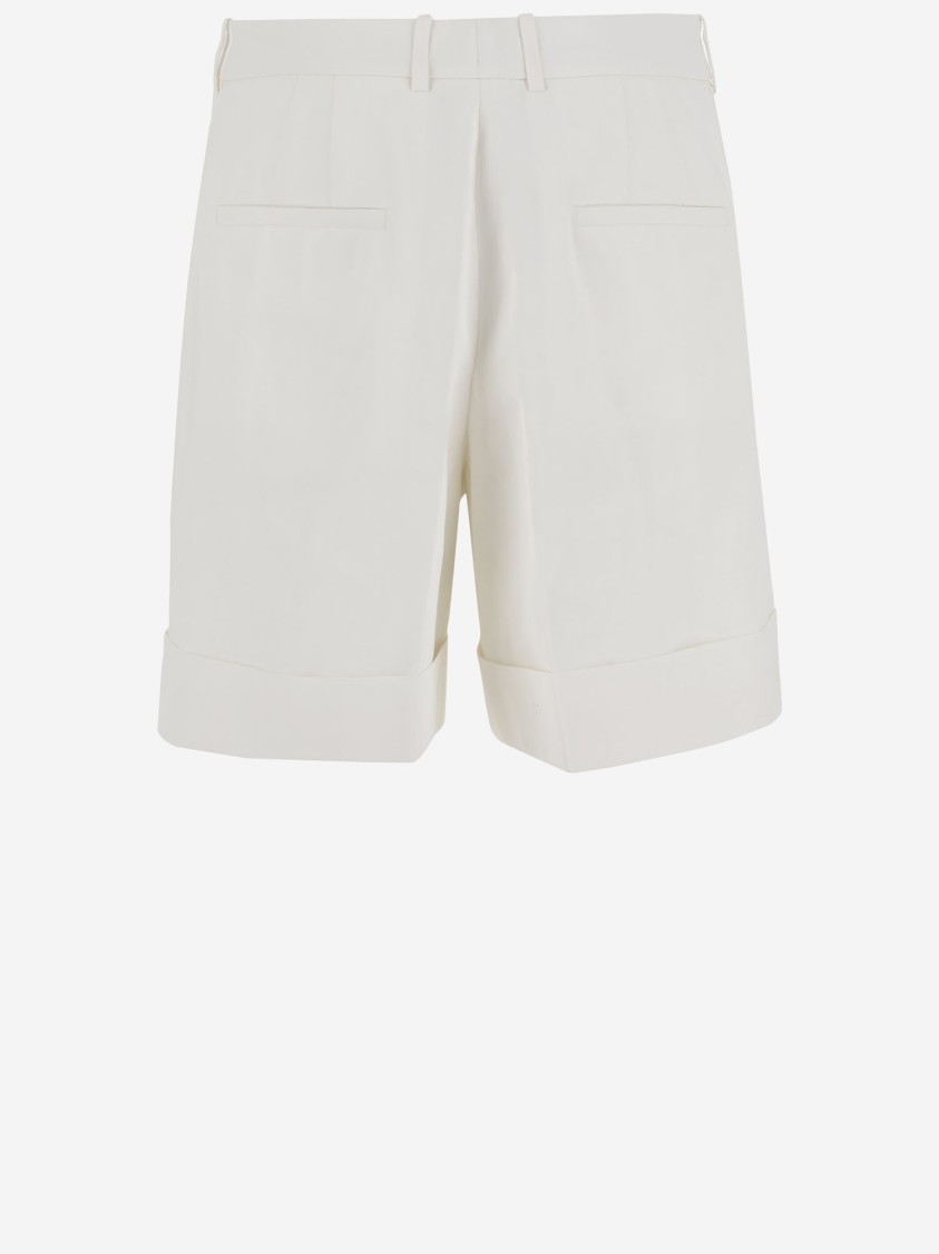Shop Jil Sander Tailored White Linen Pants