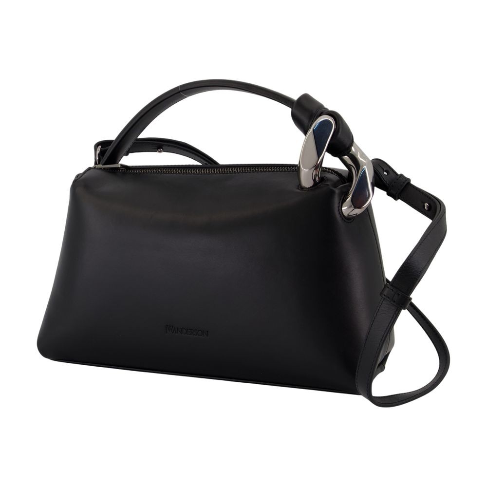 Jw Anderson J. W. Anderson The Jwa Corner Crossbody - Leather - Black In Black