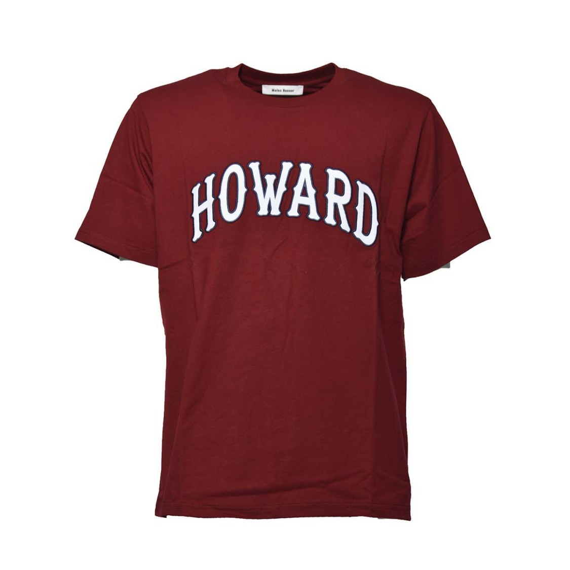 Wales Bonner Bordeaux Cotton Howard T-shirt