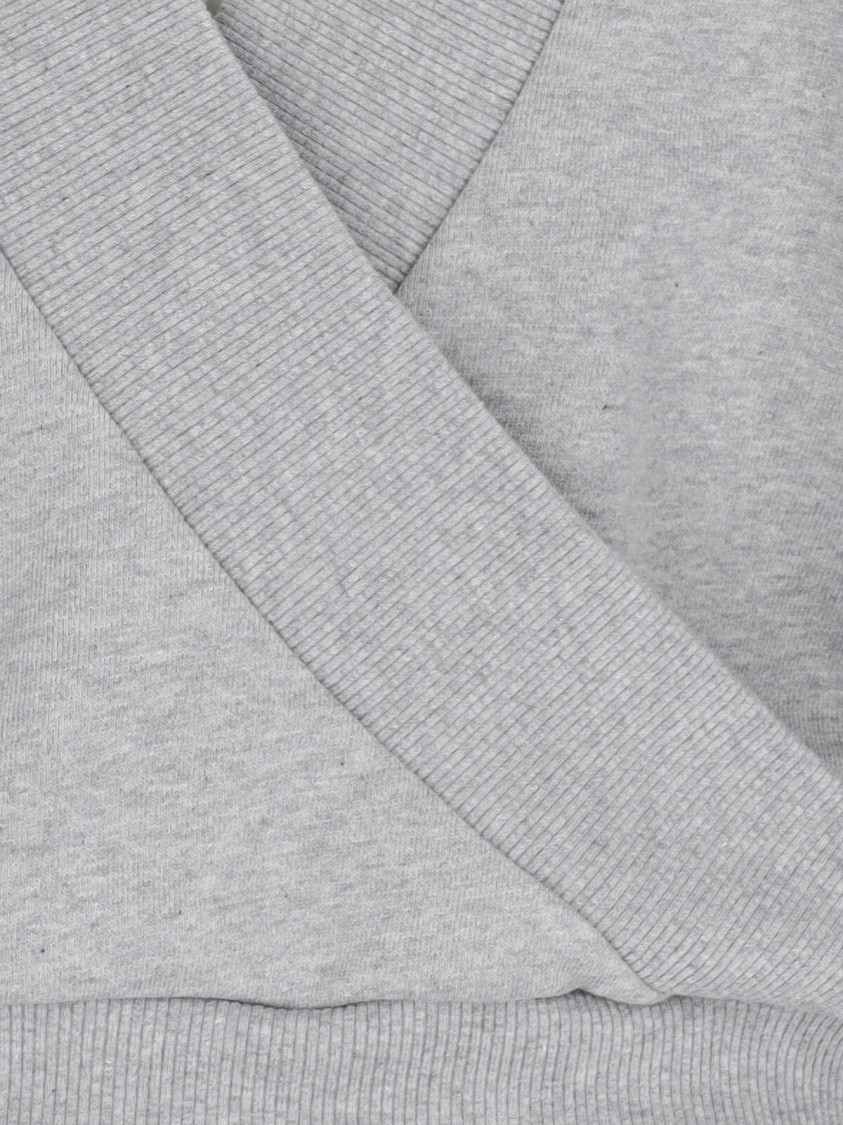 Attico Crewneck Sweatshirt In Gray