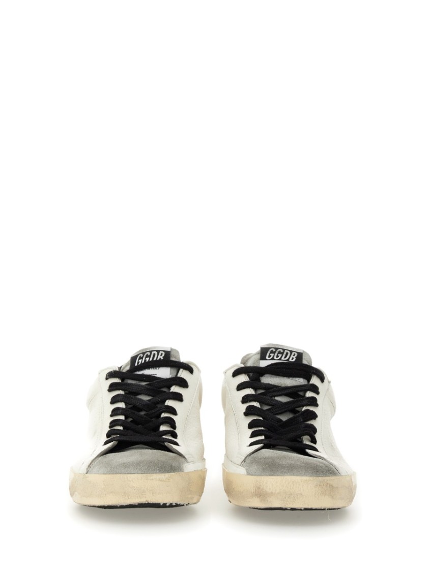 Golden Goose Super-star Low-top Sneakers In White