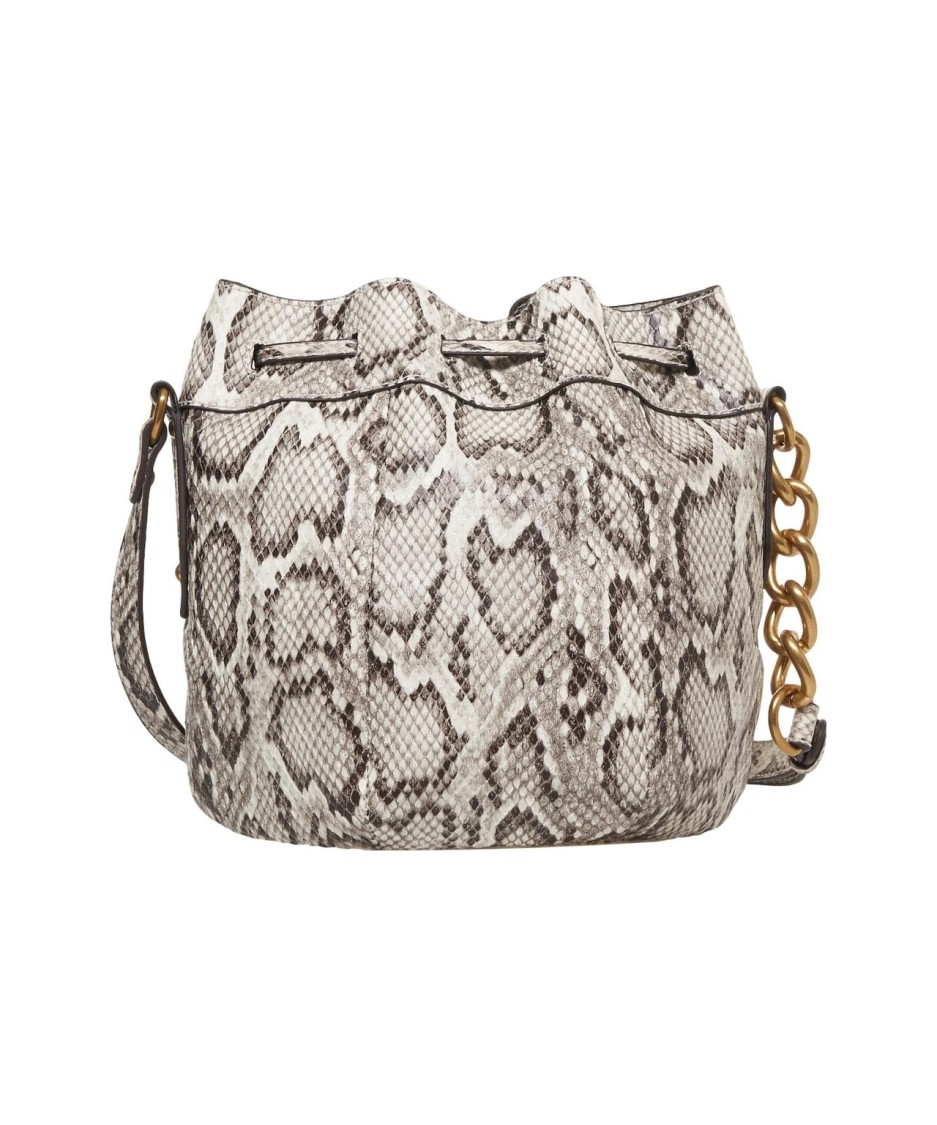 Liu •jo Liu Jo Bucket Bag With Striking Snake Pattern