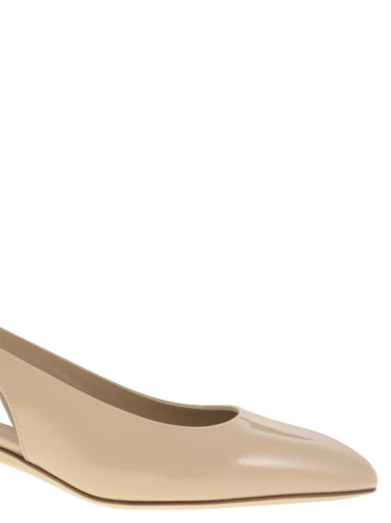 Stuart Weitzman Maeve Lacquered Leather Slingback THE LIST