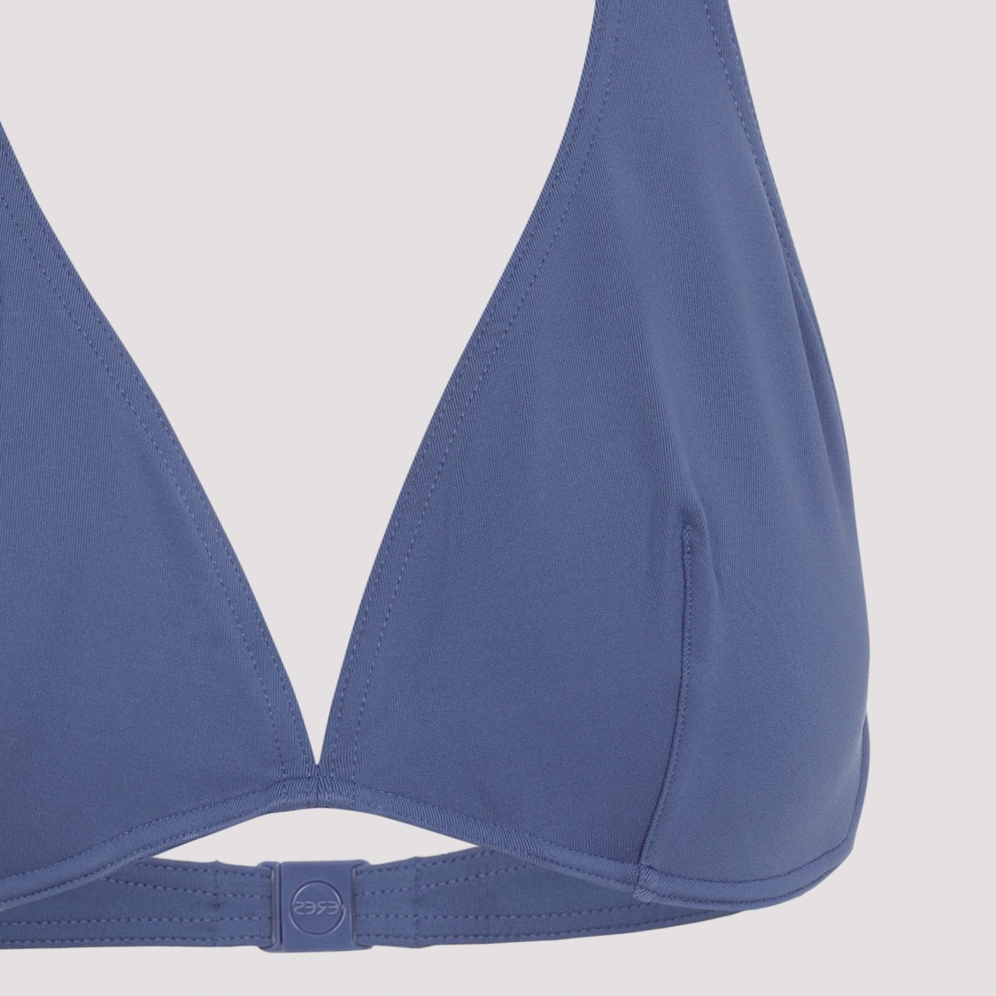 Eres V-neck Halter Neck Bikini Top In Blue