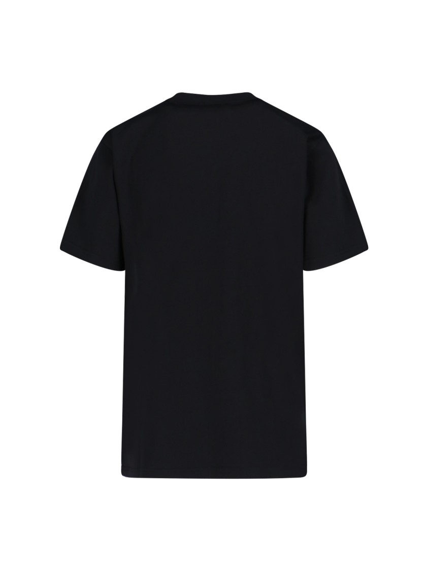Burberry Black T-shirt With Bold Logo Design